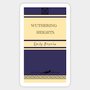 Wuthering Heights Retro Book Cover Sticker